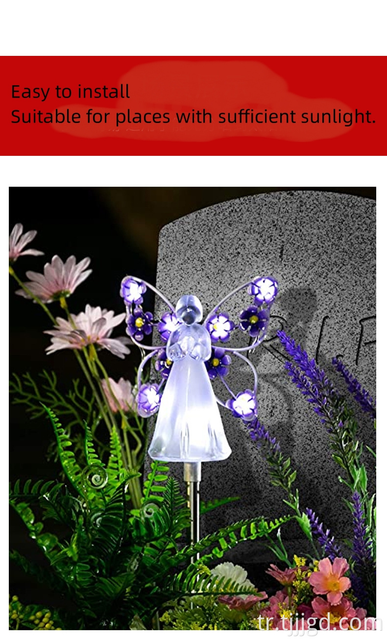 Solar Angel Shaped Garden Lamp